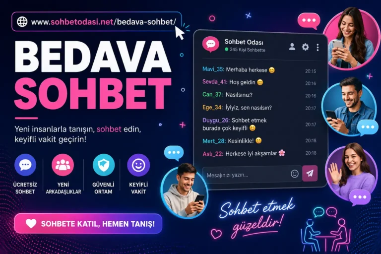 Ücretsiz Anonim Sohbet Odası
